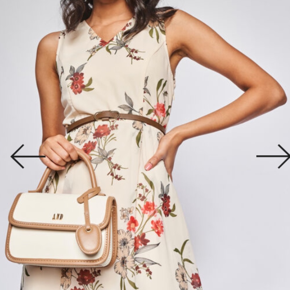 Floral Flared Dress